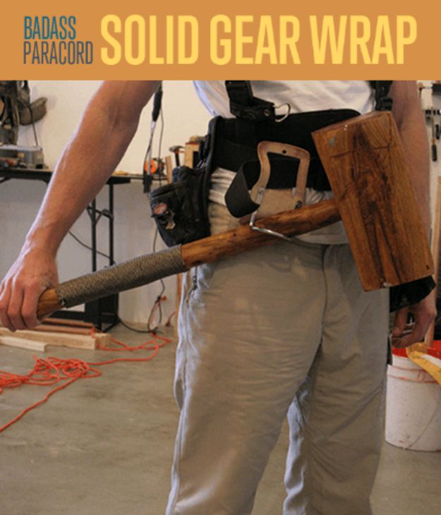 Paracord Projects | Solid Gear Wrap | https://survivallife.com/solid-gear-wrap/