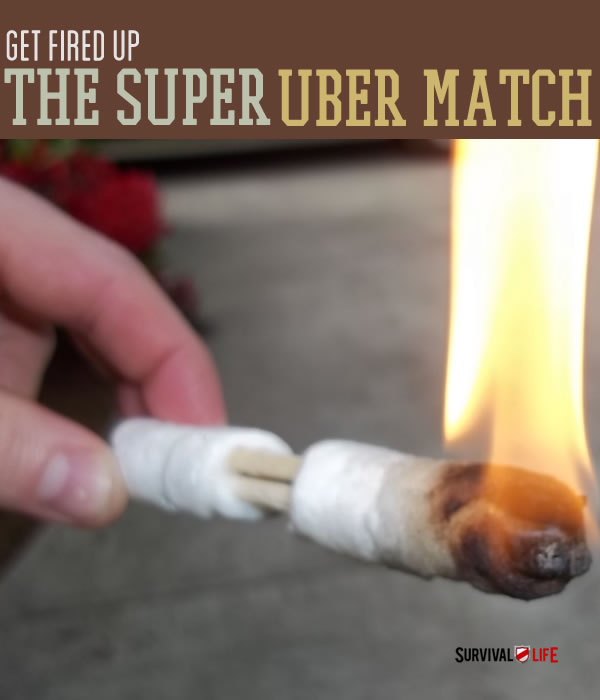How To Make A Fire Starter | DIY Uber Match Instuctions