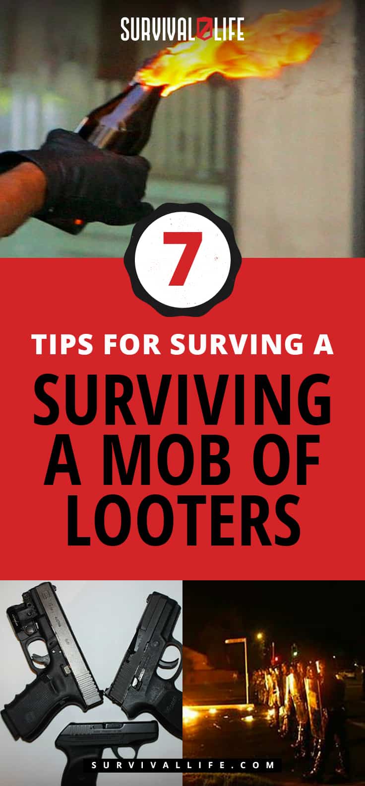 Tips For Surviving A Mob Of Looters | https://survivallife.com/7-tips-for-surviving-a-mob-of-looters-2/