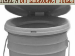 make your own diy emergency toilet