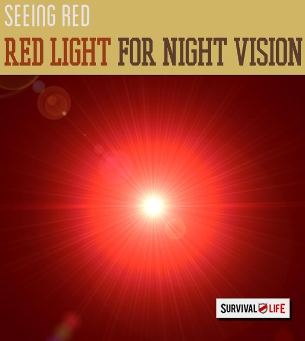red light for night vision
