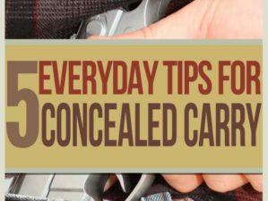 concealed carry tips, how to carry a concealed weapon, CCW and concealed handgun license tips