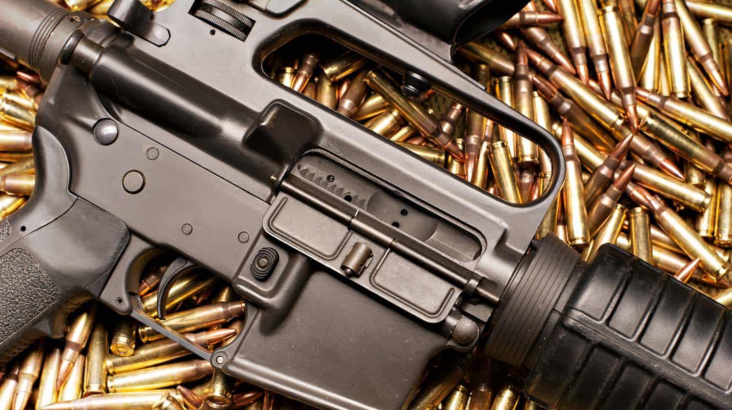 Featured | AR15 with .223 ammunition | AR 15 Lower Receiver And Ammunition | Basics Of The AR-15 Part 2