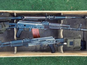 Feature | Assault rifles in a wooden box | DIY Gun Safes: How To Hide Your Weapons In Plain Sight