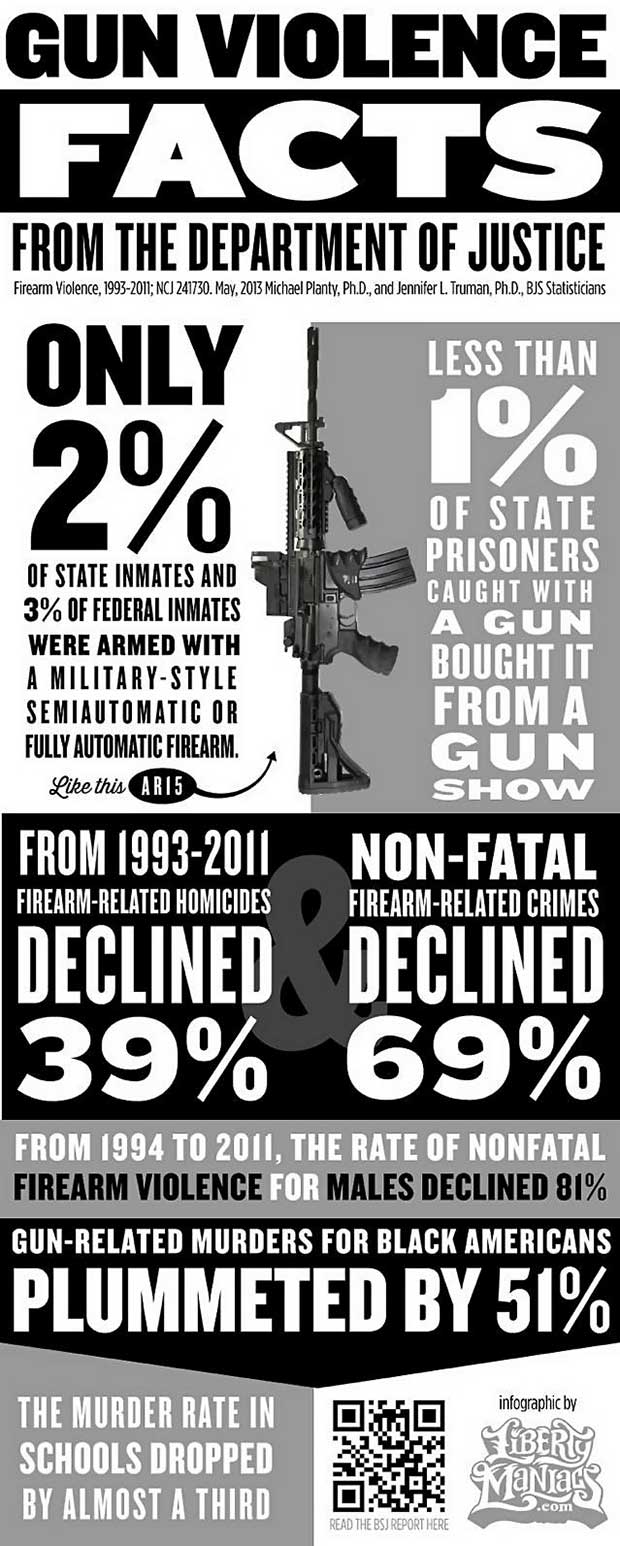 Gun violence infographic