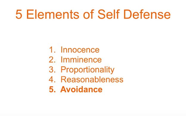 self defense law