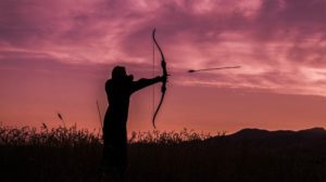 archer archery sunset arrow bow bow hunting pb Feature