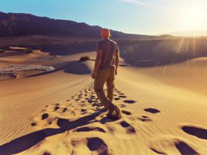 Featured | Hiker in sand desert | Survive The Desert: A Goofy How To Video