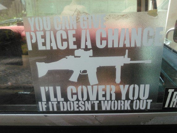 pro gun sticker