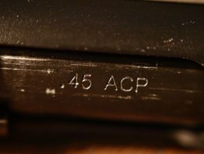 Close-up photo of handgun vintage pistol firearm | Homemade .45 ACP Single Shot Pistol [Video] | Featured