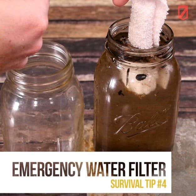 Water filter | Quick & Easy Survival Hacks Using Household Items