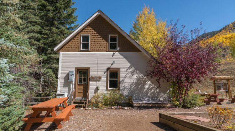 Tiny House For Survival architecture aspens autumn building