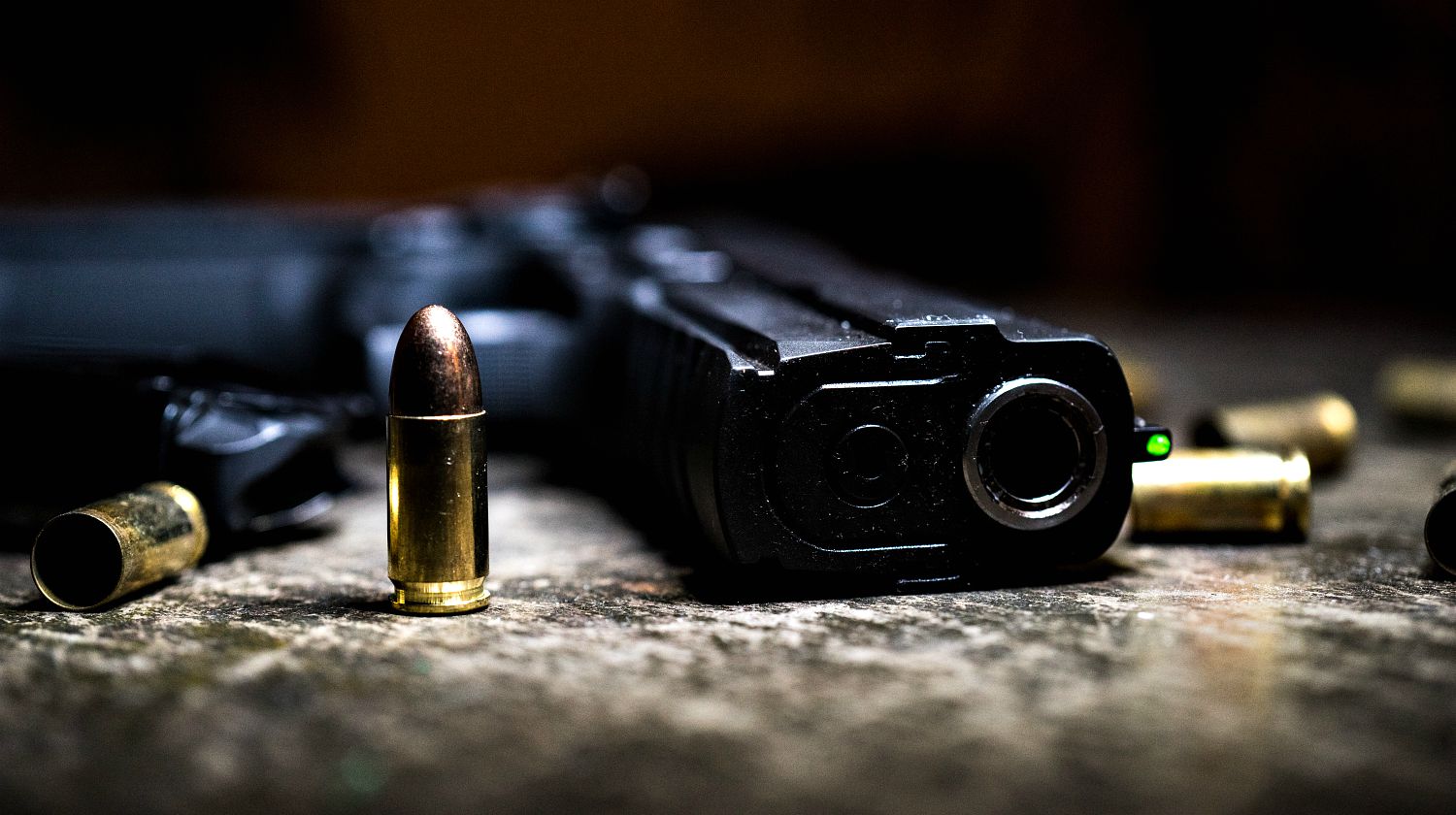 Featured | A handgun pistol on the sand floor | Heizer Defense's New PKO45