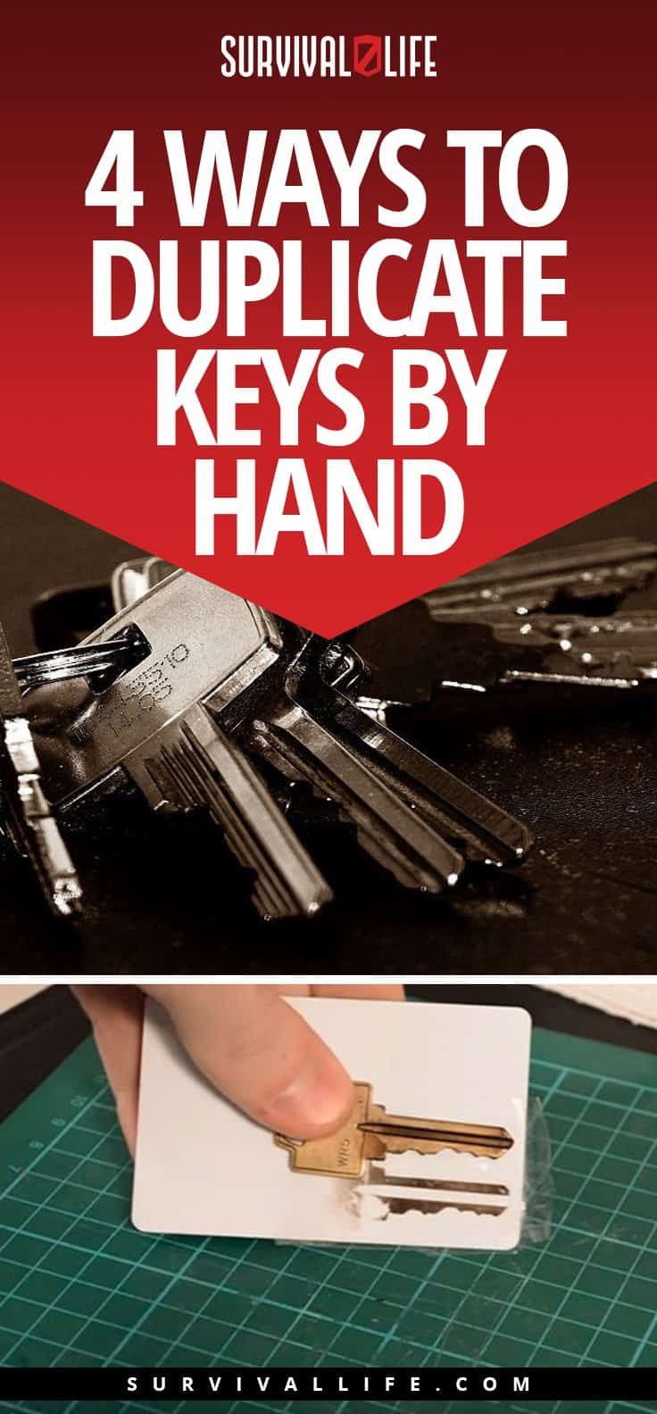 Wege, Schlüssel von Hand zu duplizieren