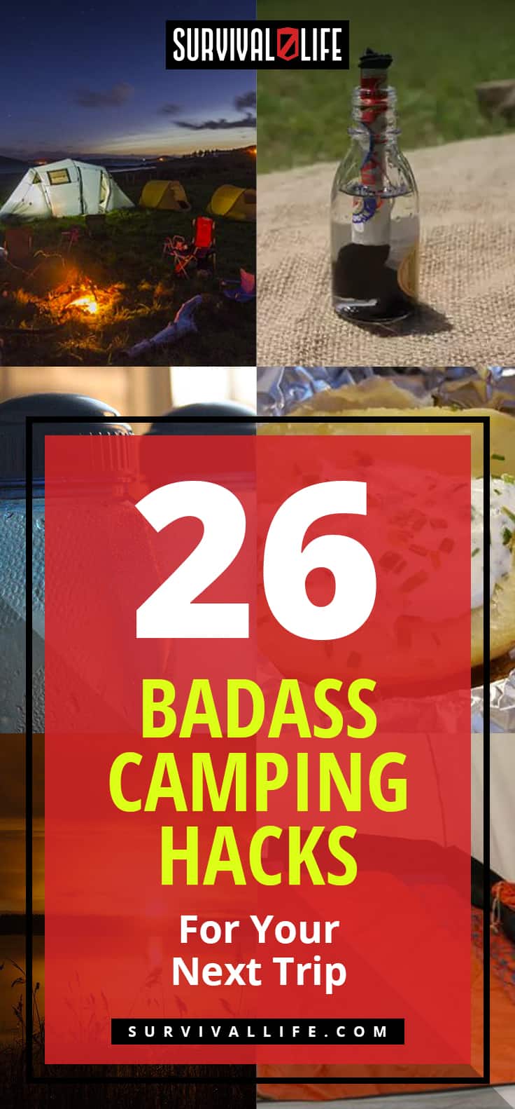 Placard | Camping hacks | Badass Camping Hacks For Your Next Trip