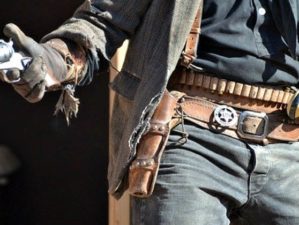 lessons on gunfighting wild west cowboy two guns leather ss feature image