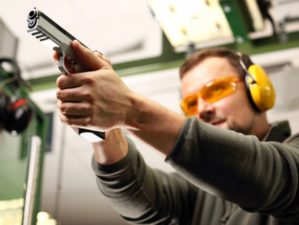 Feature | Man target shooting | Gun Shooting Technique with Both Eyes Open