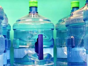 Feature | Rows of water jugs | DIY 5 Gallon Water Filter