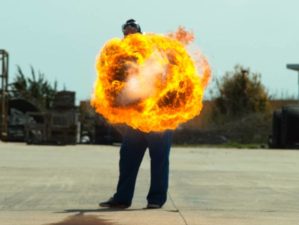 flamethrower-action-operational-test | How To Make A Homemade Flamethrower In Your Garage | Featured