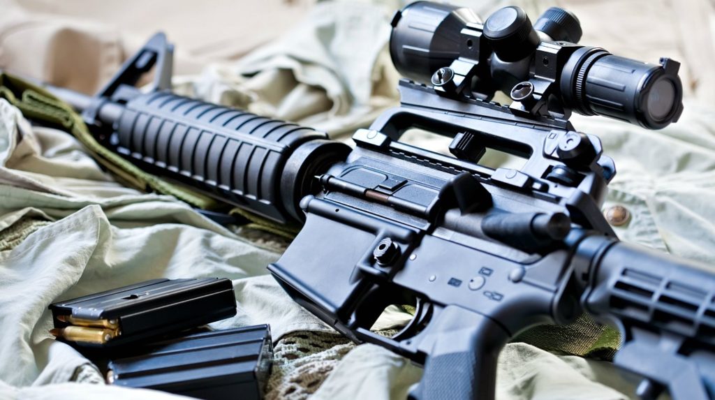 Stag Arms AR15 Rifle Firearms Weapon Gun ‎Military Black T-Shirt