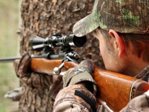 Feature | A man aiming rifle in forest | .22 Long Rifle: The Ultimate Survival Weapon?