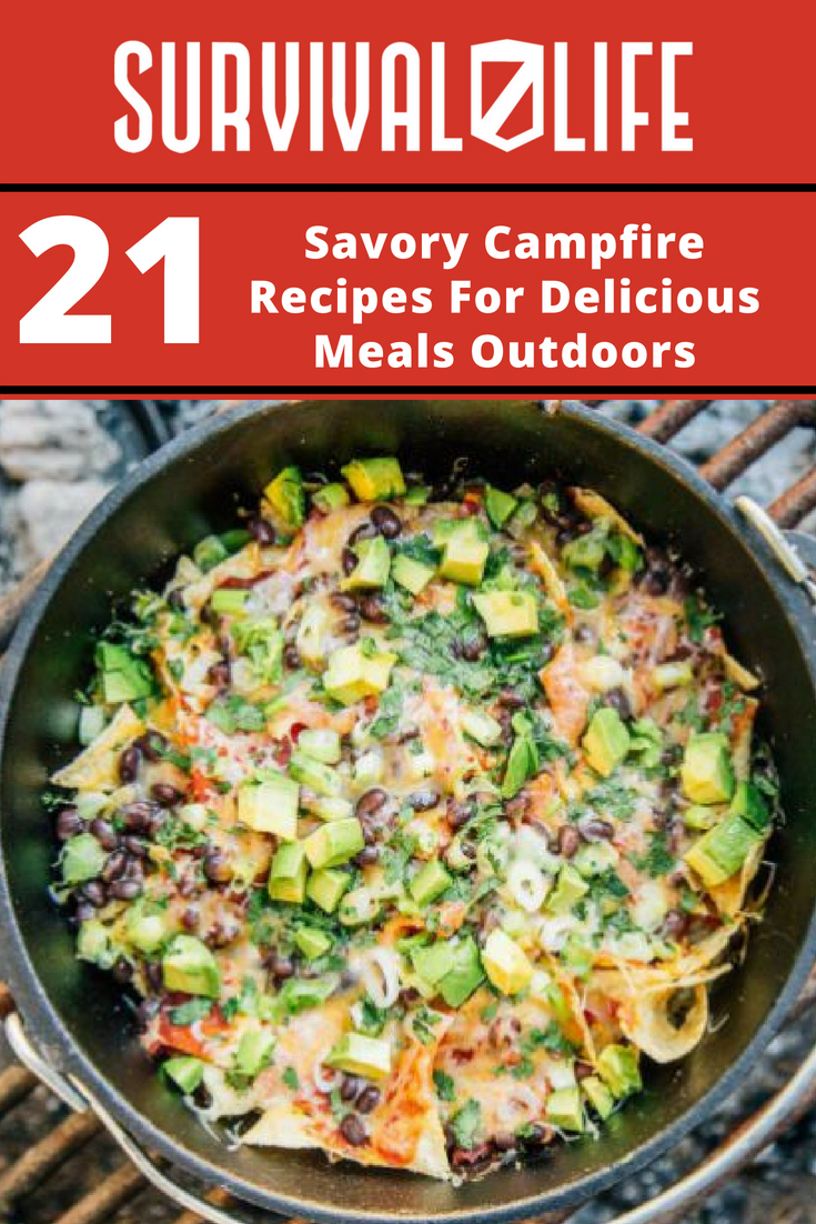 Savory Campfire Recipes For Delicious Meals Outdoors | https://survivallife.com/campfire-recipes/
