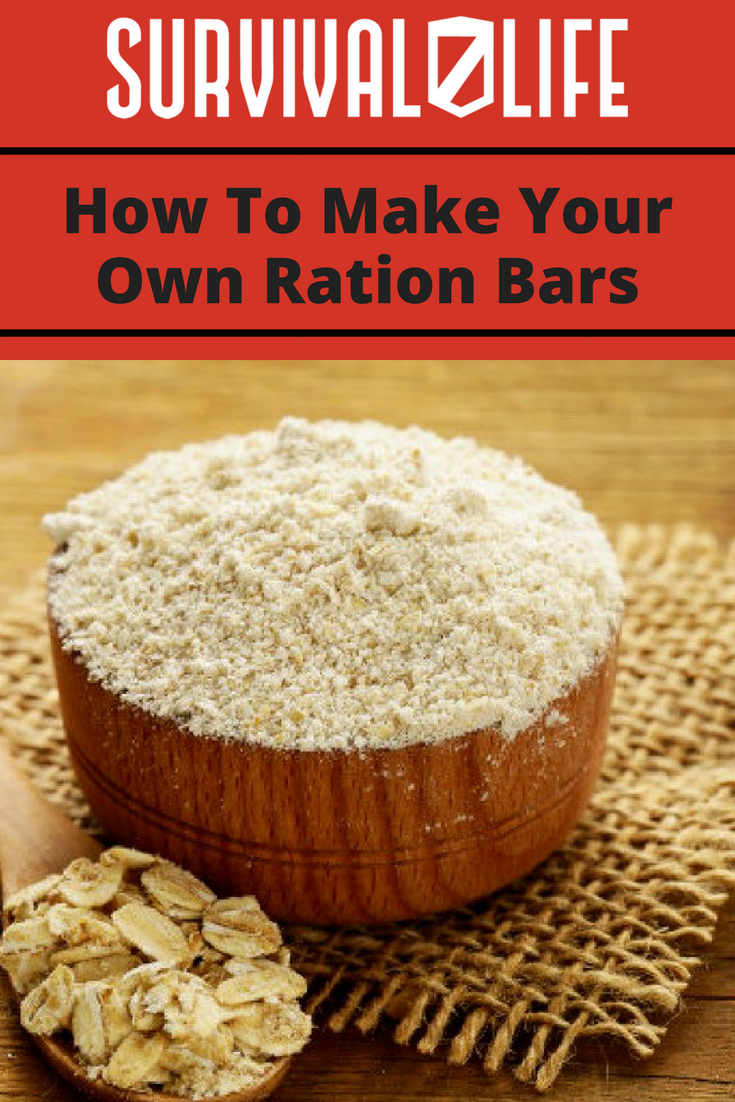 Placard | Make Your Own Ration Bars | Emergency Ration Bar Recipe