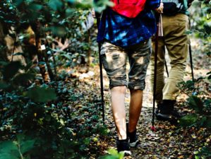 Feature | Two person walking on pathway between plants | Top Camping Tips I Learned From My Old Man