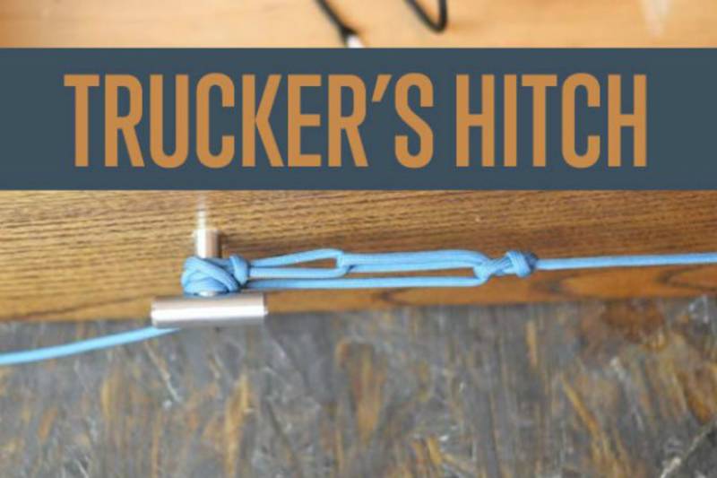 The-Trucker’s-Hitch | paracord snake knot bracelet