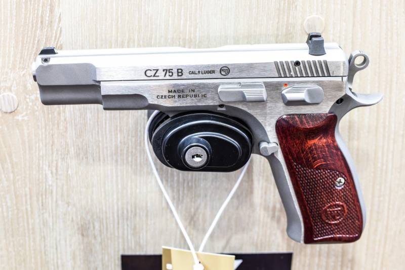 CZ 75 B Cal.9 Luger, semi-automatic pistol made by Czech firearm manufacturer CZUB in Czech Republic 9mm Handguns For Women