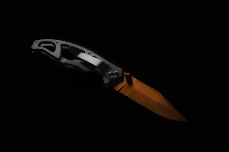 black and orange handle pocket knife | Idaho Knife Laws