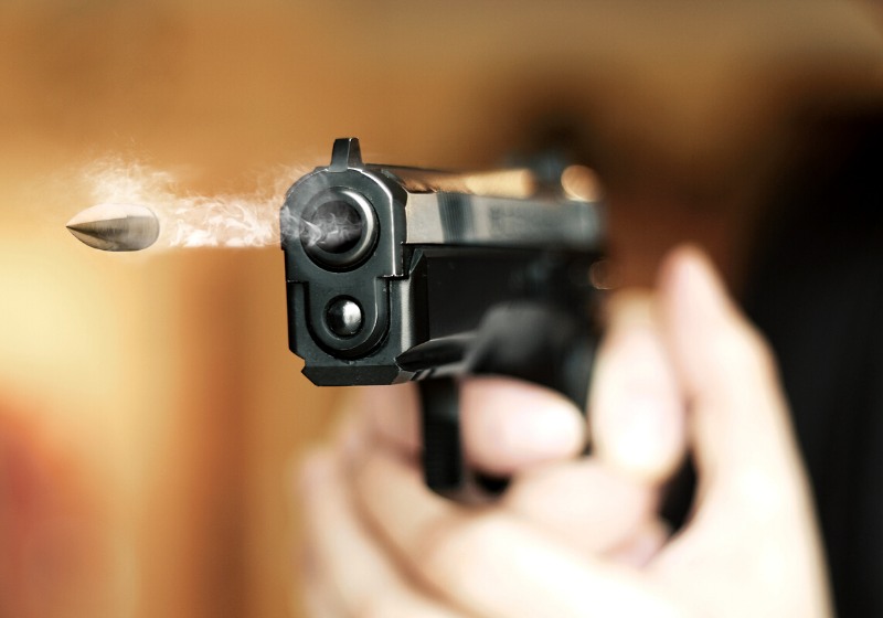 hand gun fire flying bullet | 9mm vs .380 acp