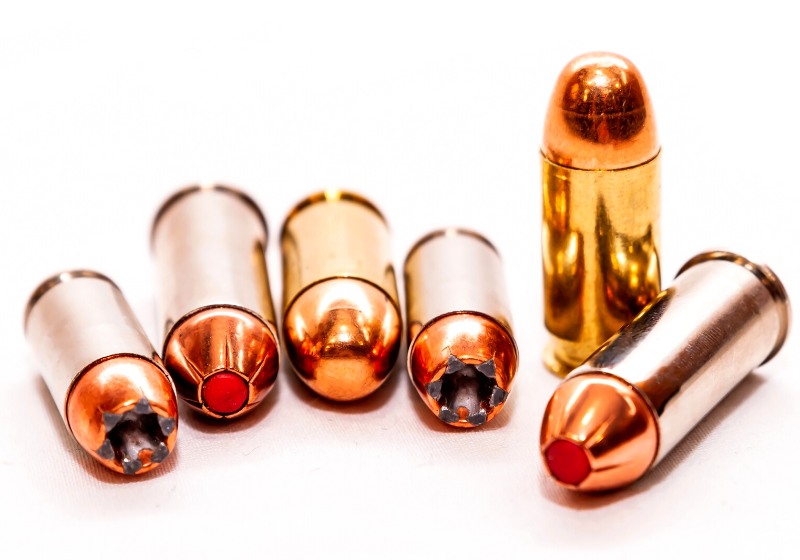 six bullets hollow point full metal | 9mm kurz vs 380 acp
