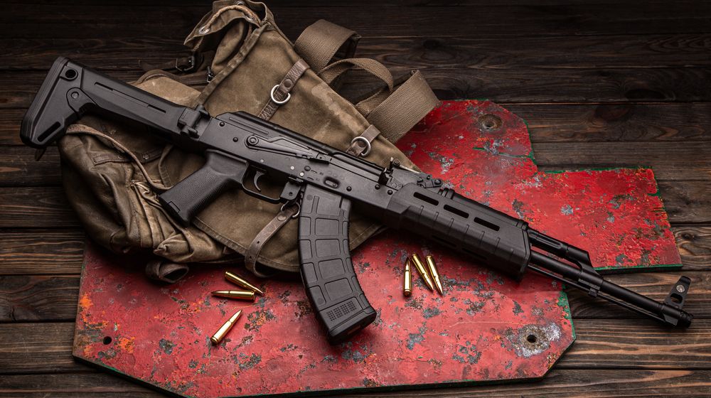 classic-soviet-military-rifle-ak-modern | Russian Alpha AK47