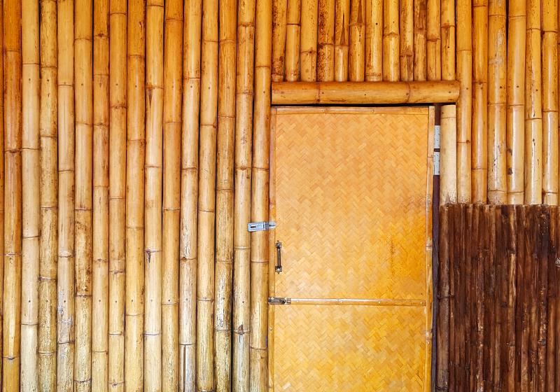 dry weave door bamboo wall copy | building a bamboo house