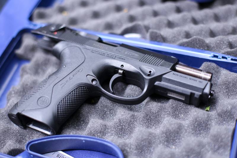 9mm caliber Beretta PX4 Storm pistol in a box Best Handgun for Beginners