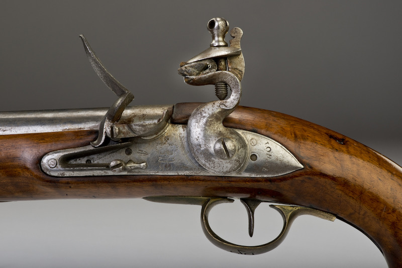 18th Century English Tower heavy dragoon flintlock pistol | black powder