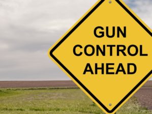 Caution Sign About Gun Control-Gun Bills-SS-Featured