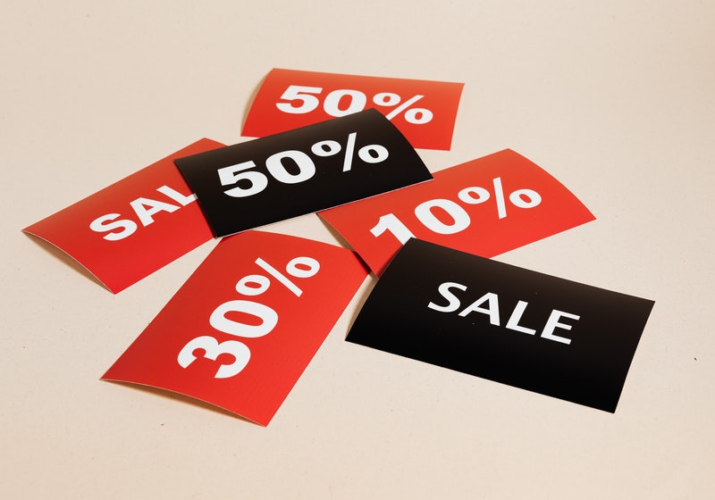 Sale cards on beige background Where to buy ammo PX