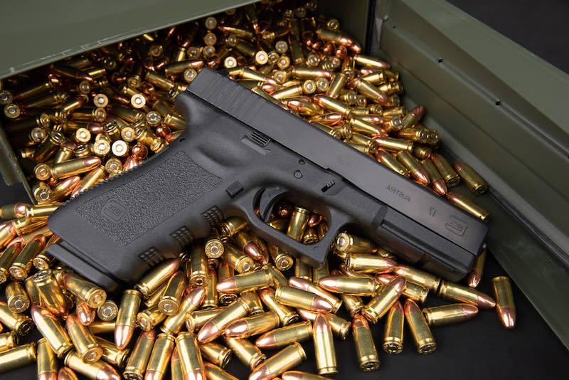 Glock 17 9mm Handgun with ammo box | best 9mm compact