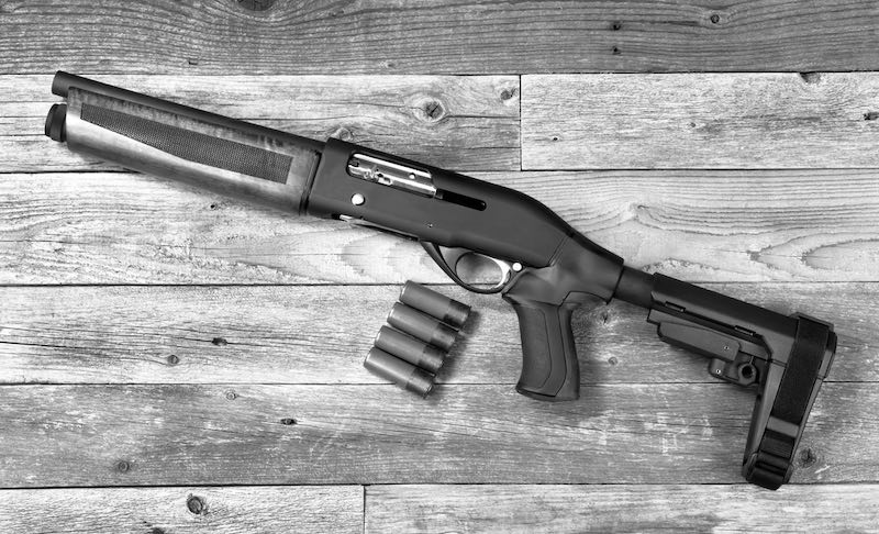 Home security 12 gauge short barrel semi- auto firearm | good home defense shotgun