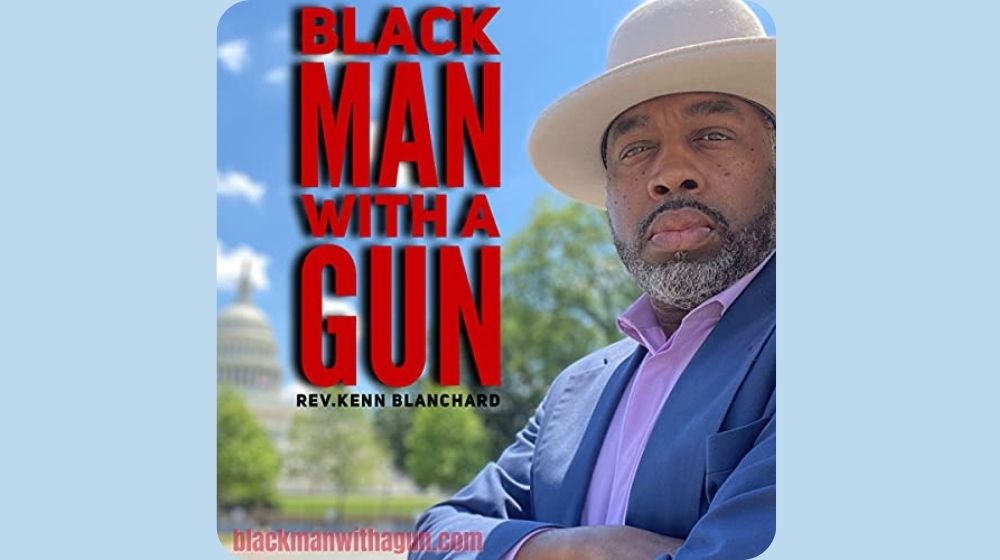 black man with a gun podcast banner