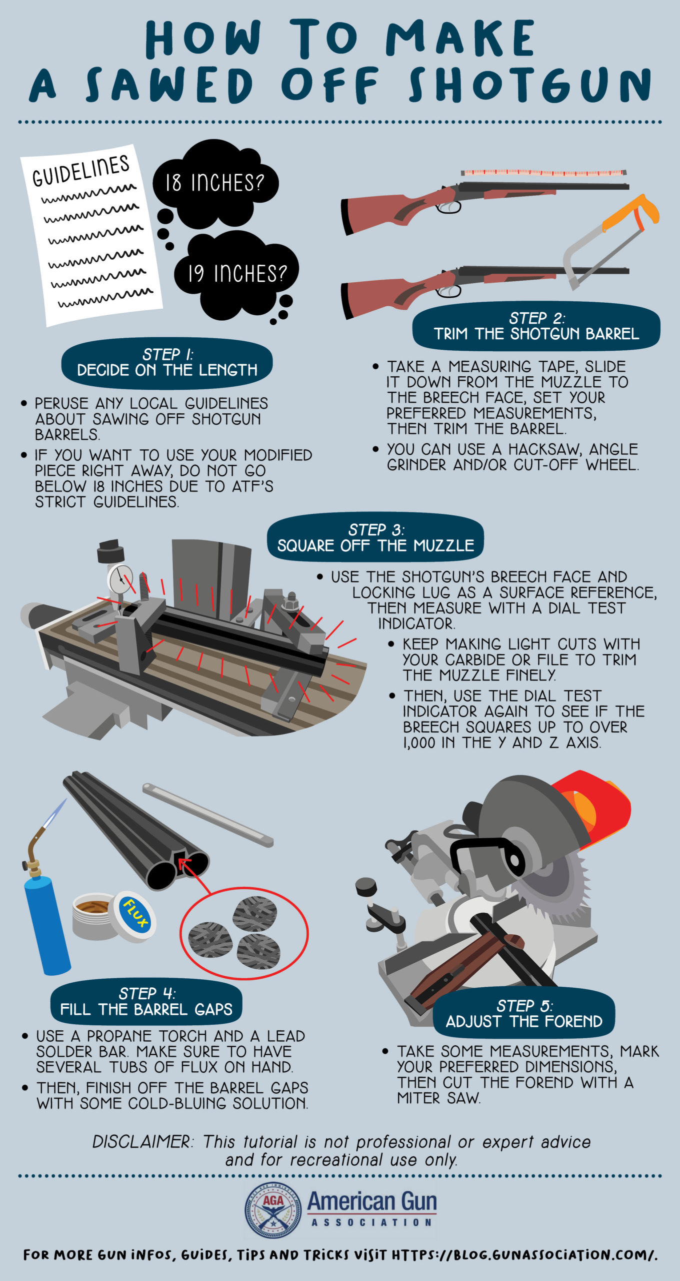 How to Make a Sawed Off ShotgunHow to Make a Sawed Off Shotgun | instructographic