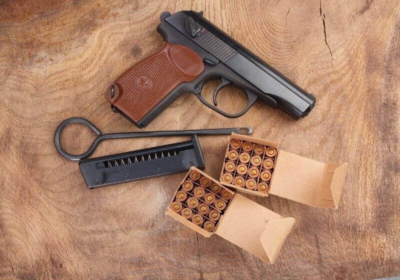 9mm russian handgun with ammunitions | Mouse Gun | Top 10 Best Mouse Gun