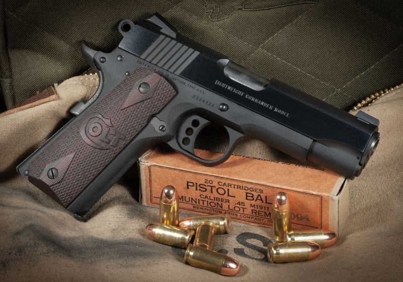 Colt model 1911 lightweight Commander 45 ACP | 1911 pistols review
