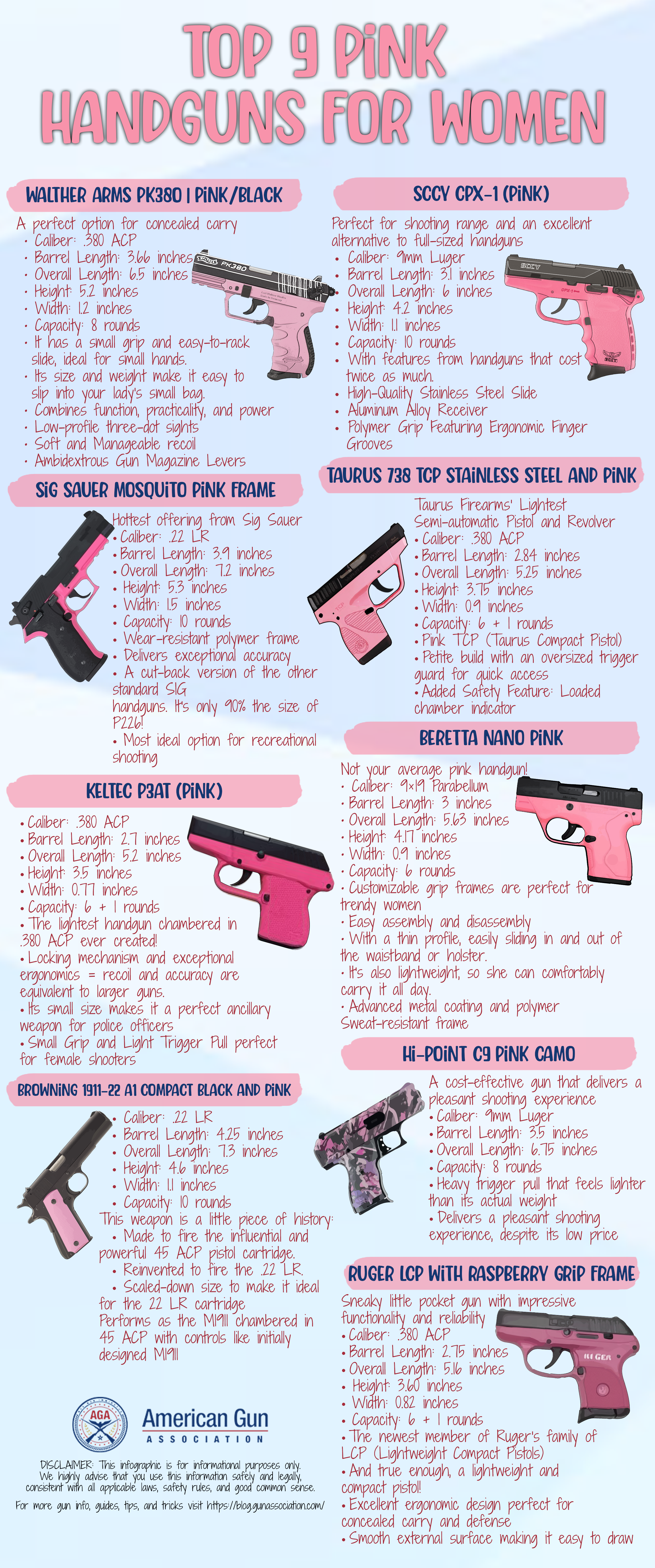  Top 9 Pink Handguns for Women