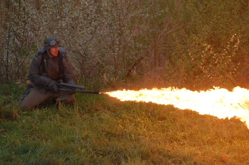 german-soldier-flamethrower-ww2-reenactment-kievukraine 2022 Trends