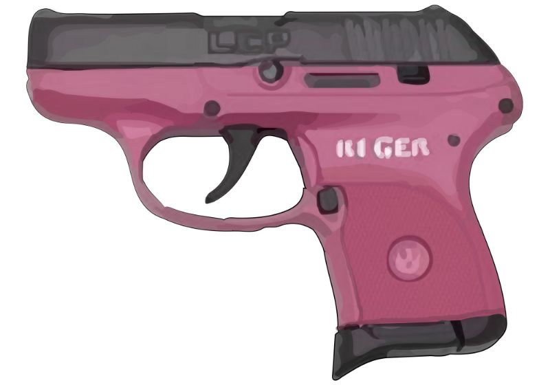 Ruger LCP with Raspberry Grip Frame