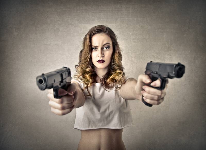 violent girl | Armed Women of America with Helen Moore