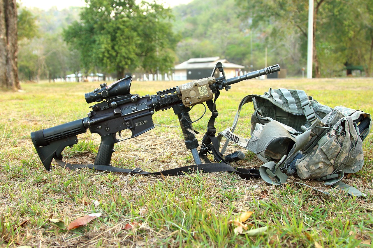 semi automatic bullpup rifles army, conflict, weapon